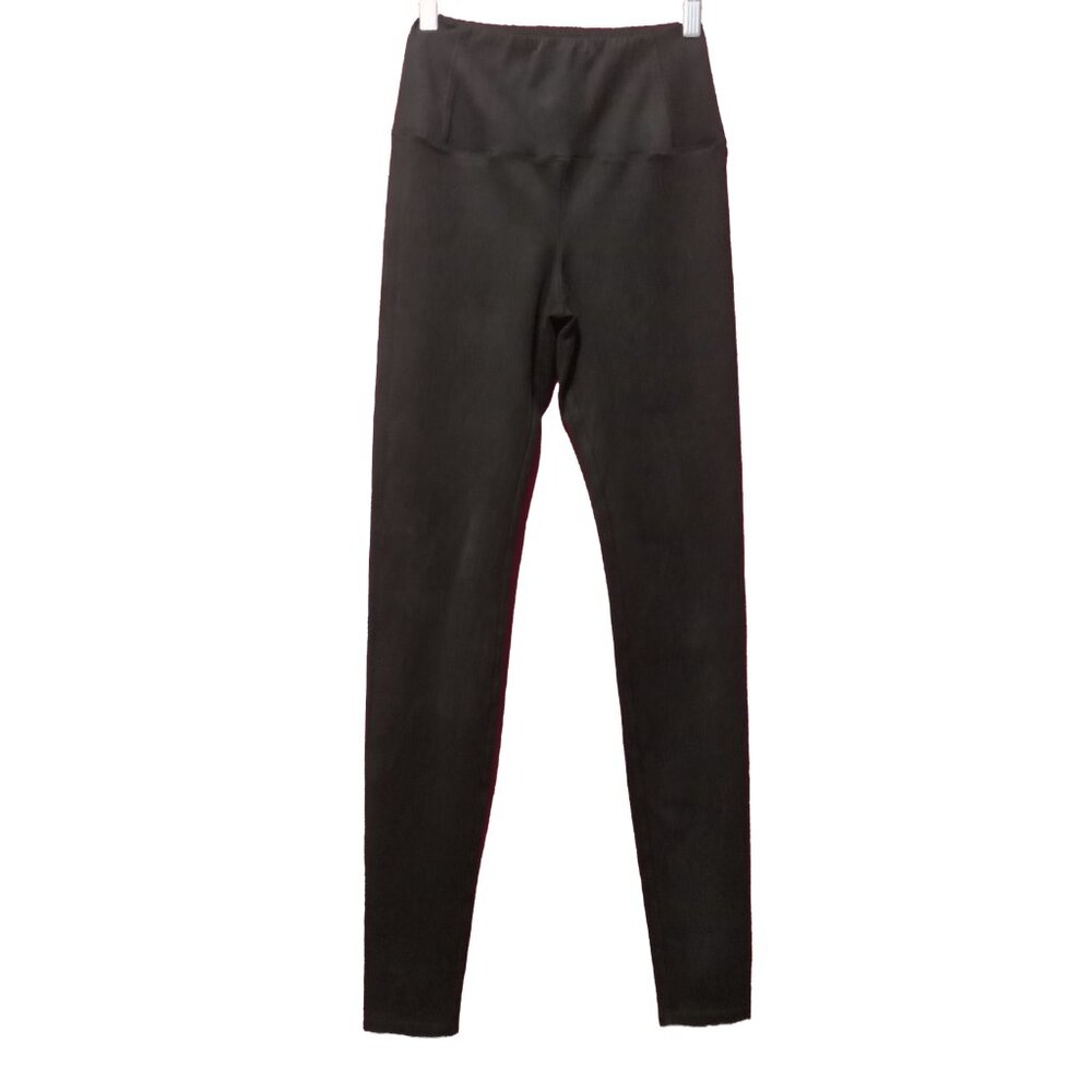 Wilfred Free Faux Suede Black Leggings US S